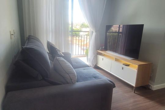 Sala de apartamento à venda com 2 quartos, 54m² em Vila Industrial (Campinas), Campinas