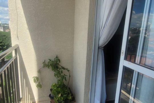 Varanda de apartamento à venda com 2 quartos, 54m² em Vila Industrial (Campinas), Campinas
