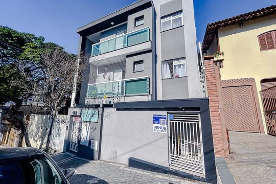 Fachada com Plaquinha de apartamento à venda com 1 quarto, 34m² em Chácara Santo Antônio (zona Leste), São Paulo