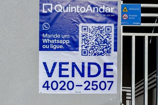 Plaquinha de apartamento à venda com 1 quarto, 34m² em Chácara Santo Antônio (zona Leste), São Paulo