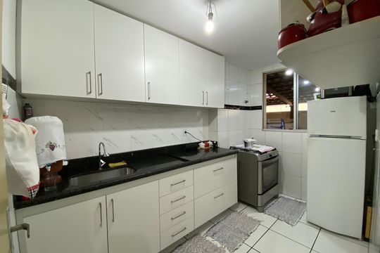 Cozinha de apartamento à venda com 2 quartos, 114m² em Chácara, Betim
