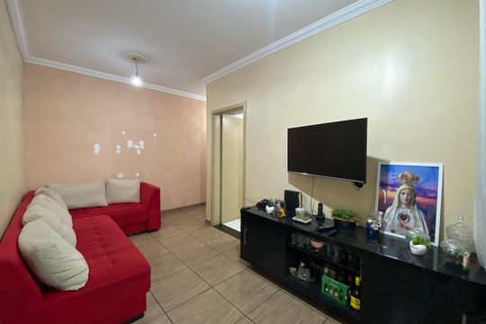 Sala de apartamento à venda com 2 quartos, 114m² em Chácara, Betim