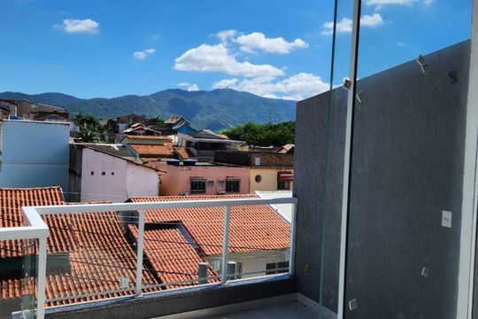 Varanda de casa à venda com 3 quartos, 84m² em Campo Grande, Rio de Janeiro