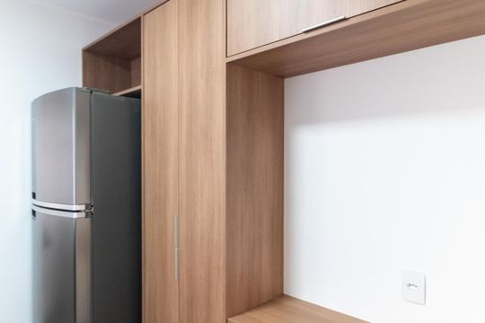 Cozinha de apartamento para alugar com 1 quarto, 57m² em Centro, Campinas
