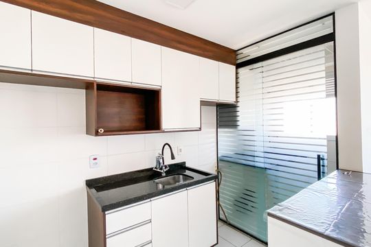 Sala - Cozinha de apartamento para alugar com 2 quartos, 40m² em Vila Penteado, São Paulo