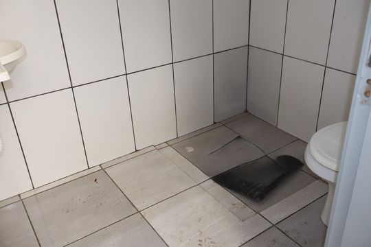 Banheiro de casa para alugar com 2 quartos, 70m² em Jardim Santa Adelia, São Paulo