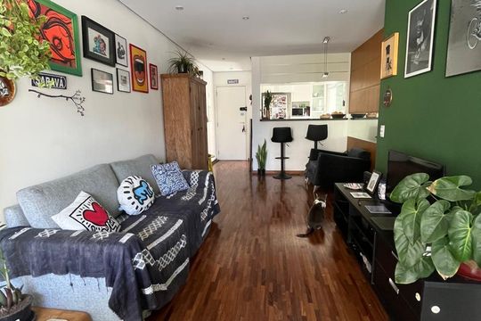Sala de apartamento à venda com 3 quartos, 75m² em Pompeia, São Paulo