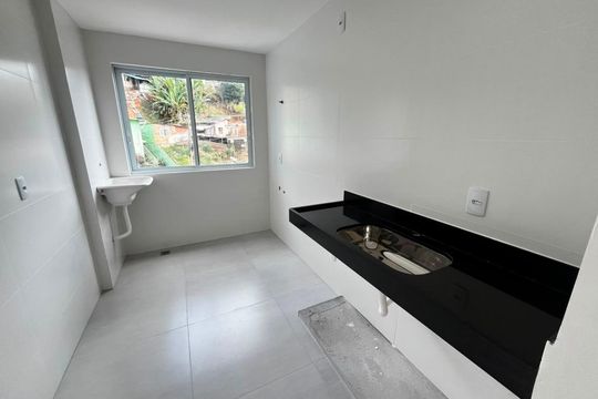Cozinha/Área de serviço de apartamento à venda com 3 quartos, 106m² em Santo Andre, Belo Horizonte