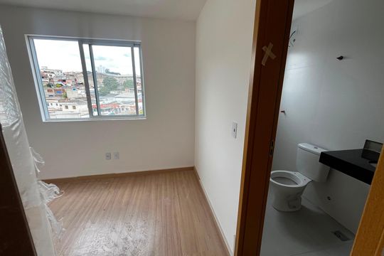 Suíte de apartamento à venda com 3 quartos, 106m² em Santo Andre, Belo Horizonte