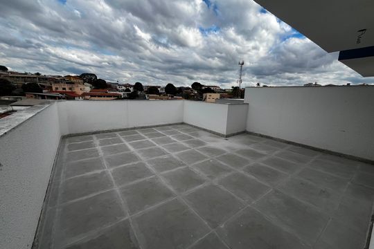 Área da Cobertura de apartamento à venda com 3 quartos, 106m² em Santo Andre, Belo Horizonte