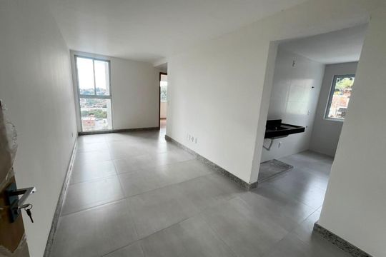 Sala de apartamento à venda com 3 quartos, 52m² em Santo Andre, Belo Horizonte