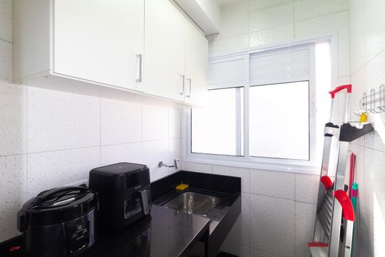 Área de Serviço de apartamento à venda com 2 quartos, 53m² em Vila Bela, São Paulo