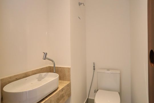 Lavabo de apartamento para alugar com 2 quartos, 77m² em Funcionários, Belo Horizonte