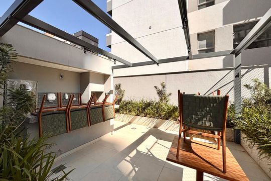Área comum - Churrasqueira de apartamento para alugar com 2 quartos, 71m² em Vila Guilhermina, São Paulo