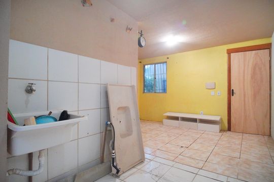 Cozinha de apartamento para alugar com 2 quartos, 48m² em São Miguel, São Leopoldo
