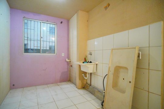 Cozinha de apartamento para alugar com 2 quartos, 48m² em São Miguel, São Leopoldo