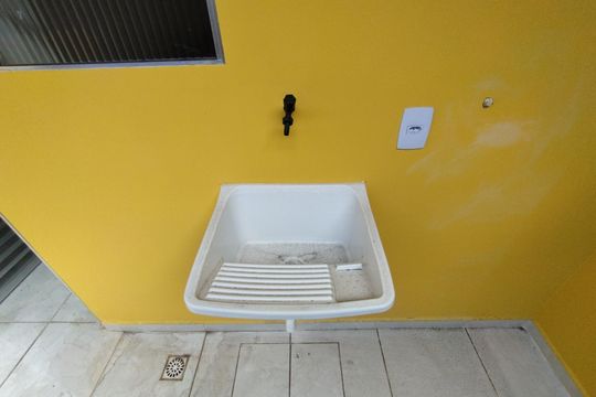 Área de Serviço de kitnet/studio para alugar com 1 quarto, 24m² em Vila Moraes, São Paulo