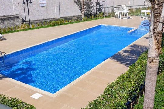 Área comum - Piscina de apartamento para alugar com 2 quartos, 42m² em Parque Amazonia, Goiânia