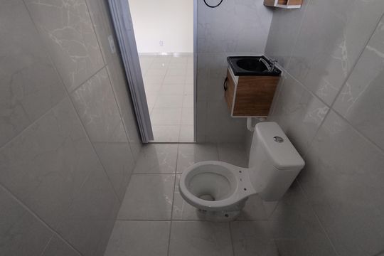 Banheiro - torneira de kitnet/studio para alugar com 1 quarto, 24m² em Vila Moraes, São Paulo