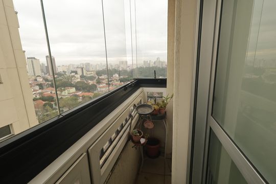 Varanda da Suíte de apartamento para alugar com 3 quartos, 110m² em Vila Mariana, São Paulo
