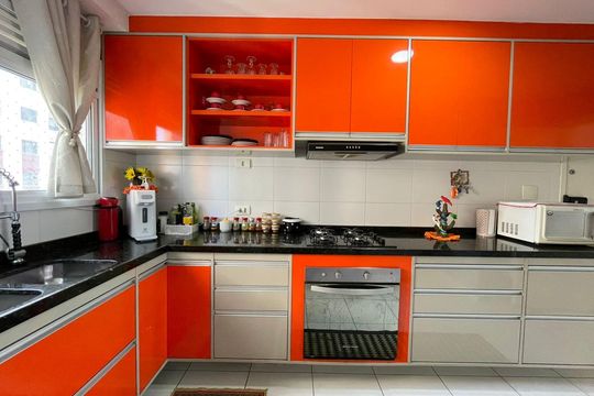 Cozinha de apartamento para alugar com 3 quartos, 127m² em Tatuapé, São Paulo