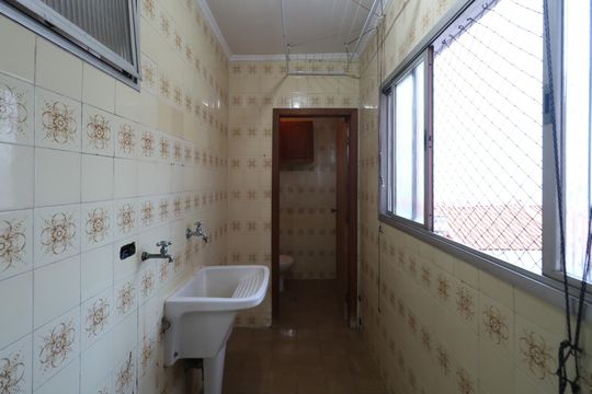 Área de Serviço de apartamento à venda com 3 quartos, 105m² em Oswaldo Cruz, São Caetano do Sul