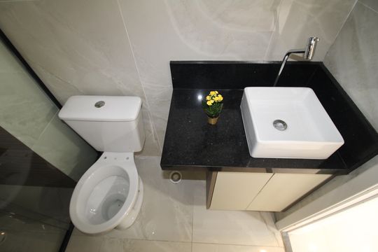 Banheiro de apartamento para alugar com 2 quartos, 37m² em Parada Inglesa, São Paulo