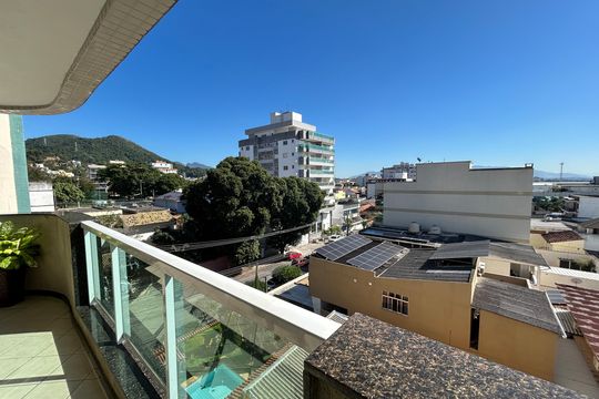 Varanda da Sala de apartamento à venda com 2 quartos, 74m² em Vila Valqueire, Rio de Janeiro