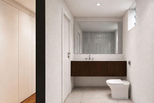 Banheiro de apartamento à venda com 3 quartos, 95m² em Vila Nova Conceição, São Paulo