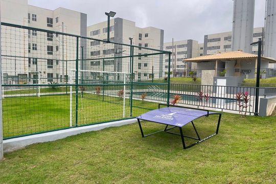 Área externa de apartamento para alugar com 2 quartos, 47m² em Jardim Paraíso, Nova Iguaçu