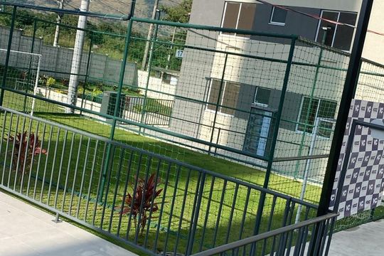 Área externa de apartamento para alugar com 2 quartos, 47m² em Jardim Paraíso, Nova Iguaçu