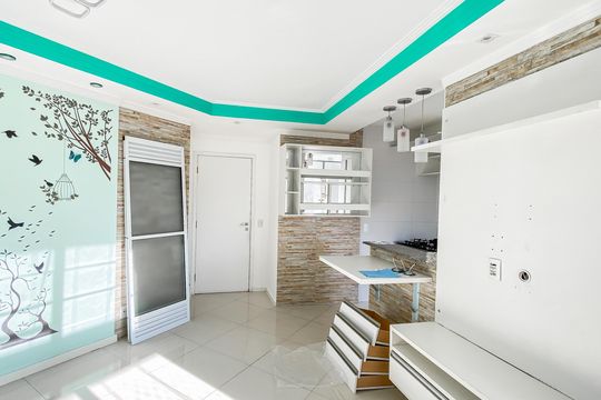 Sala  de apartamento à venda com 2 quartos, 54m² em Chácara Cruzeiro do Sul, São Paulo
