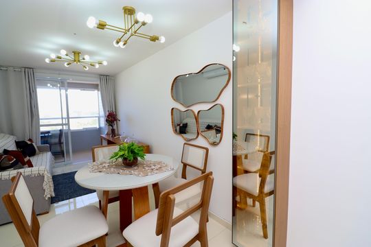 Sala  de apartamento para alugar com 2 quartos, 72m² em Piatã, Salvador