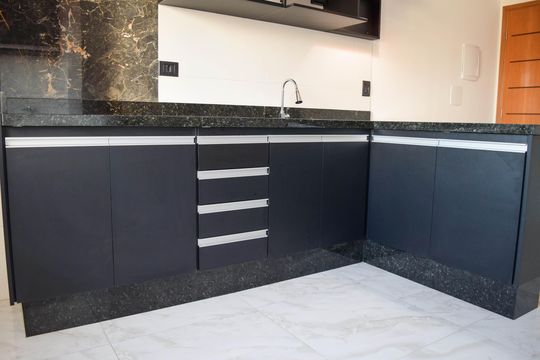 Sala/Cozinha de apartamento para alugar com 2 quartos, 50m² em Vila Carrão, São Paulo