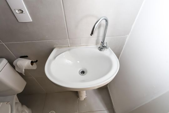 Banheiro de apartamento à venda com 2 quartos, 40m² em Vila Andrade, São Paulo
