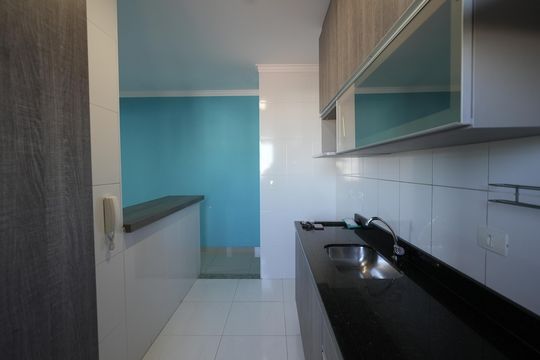 Cozinha de apartamento para alugar com 2 quartos, 100m² em Jardim Stella, Santo André