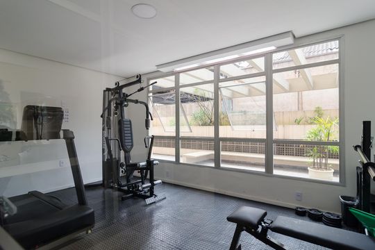 Área comum - Academia de apartamento para alugar com 2 quartos, 48m² em Vila Guarani, São Paulo
