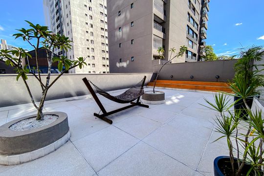 Área comum de kitnet/studio para alugar com 1 quarto, 23m² em Vila Mariana, São Paulo
