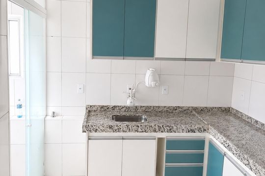Cozinha de apartamento à venda com 2 quartos, 54m² em Baeta Neves, São Bernardo do Campo