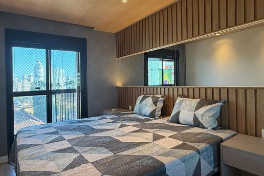 Suíte de apartamento para alugar com 1 quarto, 54m² em Boqueirão, Santos