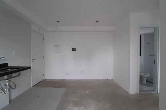 Sala de apartamento à venda com 2 quartos, 49m² em Jardim, Santo André
