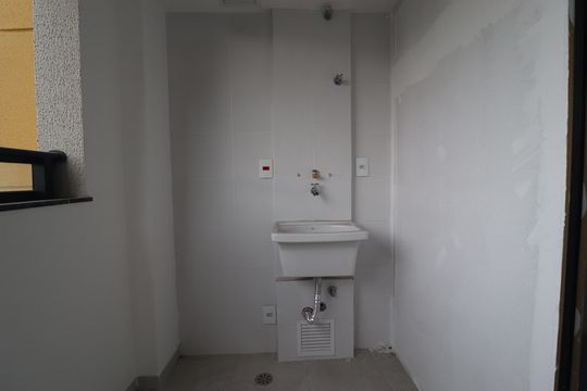 Área de Serviço de apartamento à venda com 2 quartos, 49m² em Jardim, Santo André