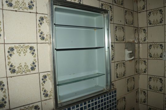 Banheiro social de casa para alugar com 1 quarto, 50m² em Jardim Três Marias, São Paulo