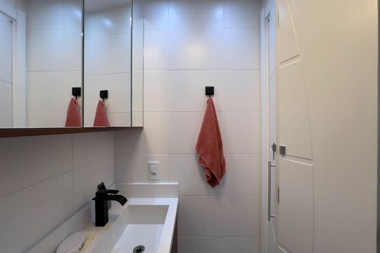 Banheiro de apartamento à venda com 2 quartos, 36m² em Cambuci, São Paulo