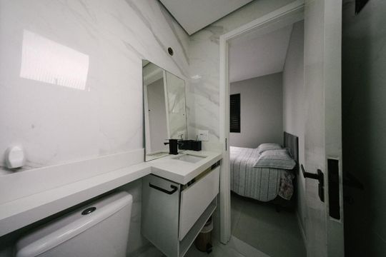 Banheiro da Suíte de apartamento para alugar com 2 quartos, 58m² em Penha de França, São Paulo