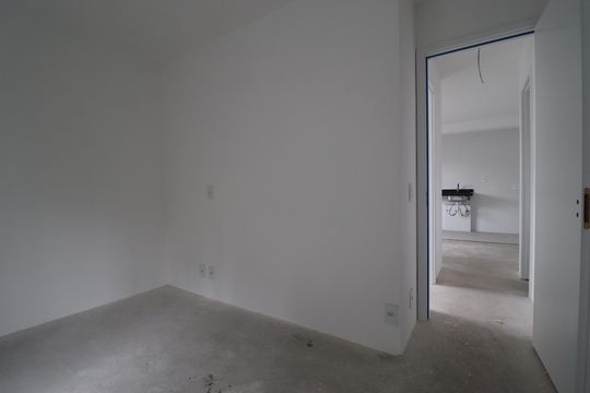 Quarto 1 suíte de apartamento à venda com 2 quartos, 49m² em Jardim, Santo André