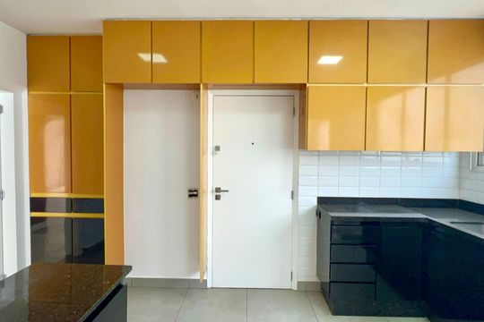 Cozinha de apartamento para alugar com 3 quartos, 169m² em Jardim Paulista, São Paulo