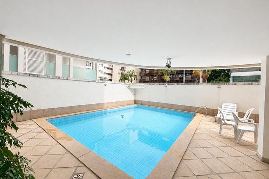 Área externa de apartamento à venda com 3 quartos, 125m² em Botafogo, Rio de Janeiro