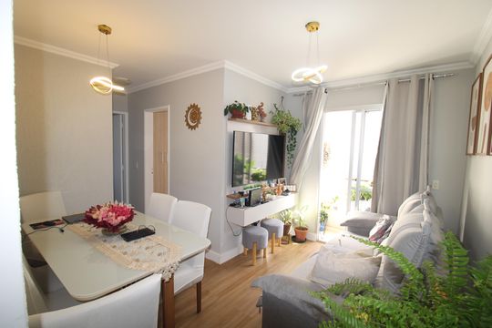 Sala de apartamento à venda com 2 quartos, 47m² em Vila Amélia, São Paulo