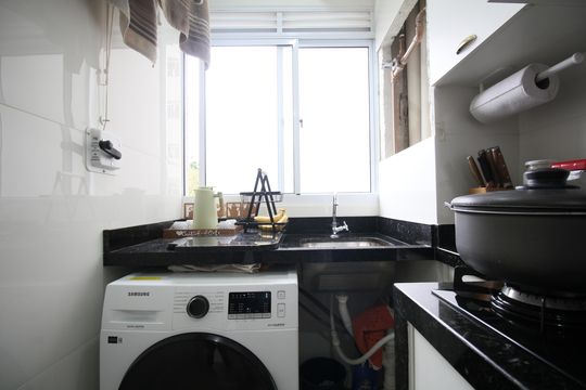 Área de Serviço de apartamento à venda com 2 quartos, 44m² em Jardim Paris, São Paulo